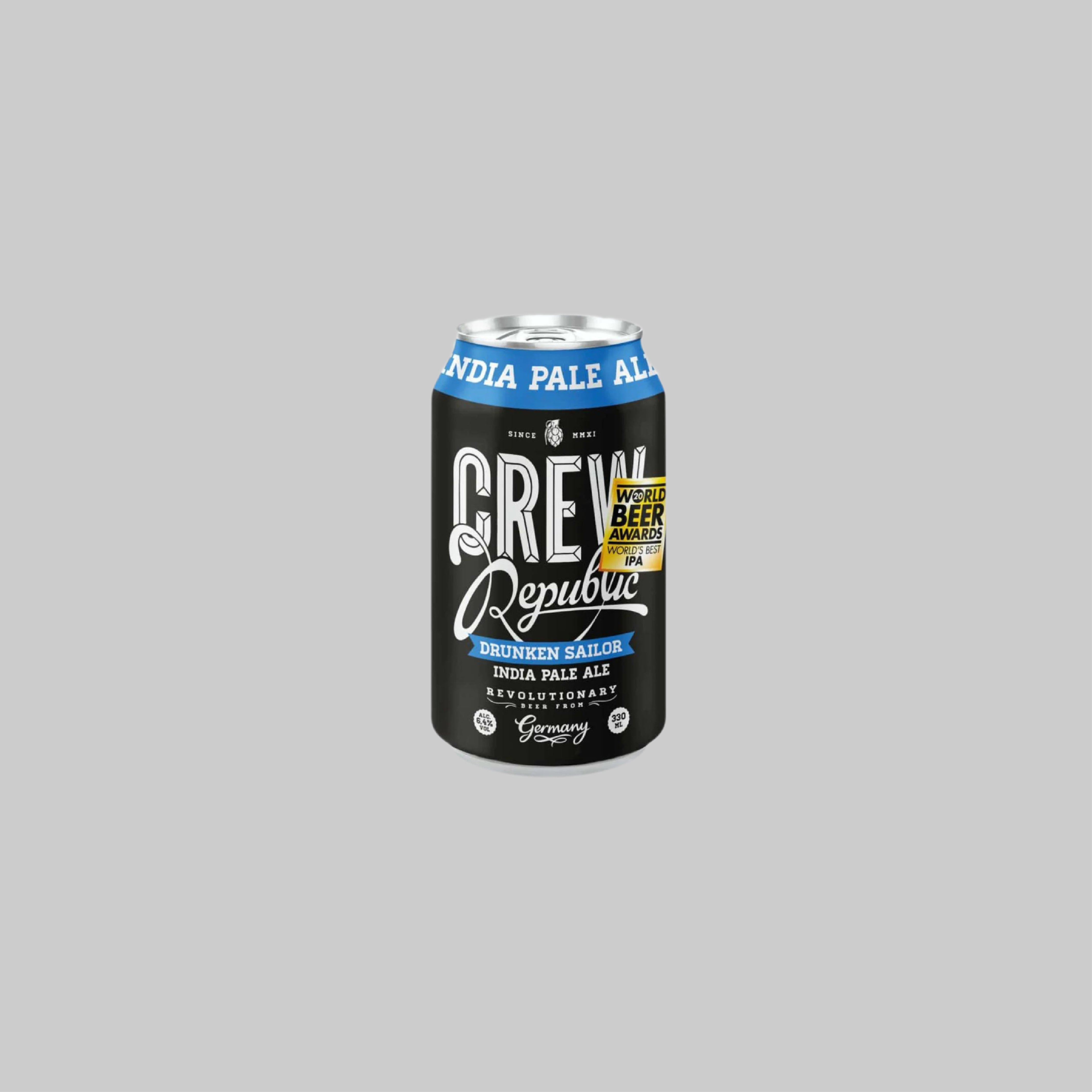Crew Republic Drunken Sailor IPA Can 330ml 6.4% - Time2Drink